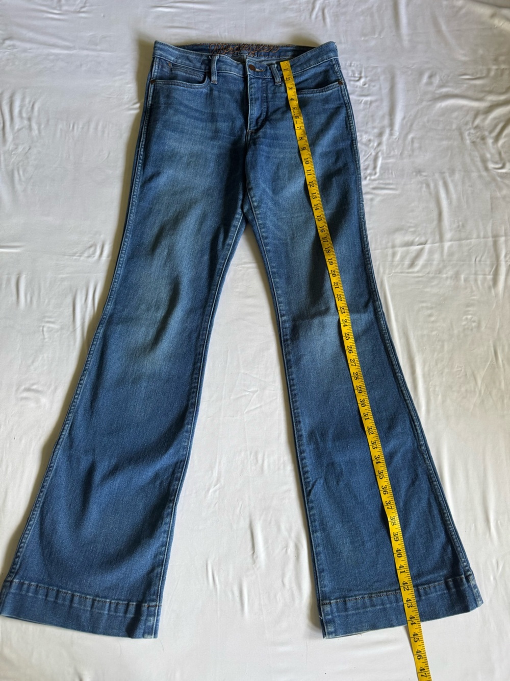 Wrangler Retro Bootcut Jeans Womens 30x36 (Fits 8 M) Medium Wash Stretch Western - Picture 10 of 13